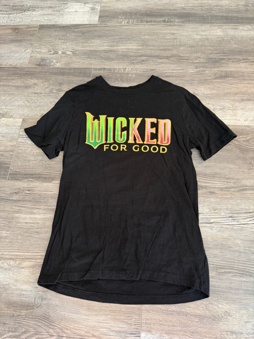 Old Navy Wicked For Good Black Graphic Tee